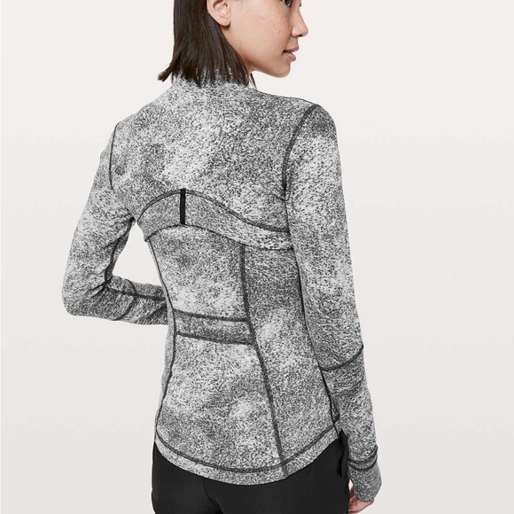 Lululemon Define Jacket Luon - Spray Jacquard White Black - Picture 2 of 13